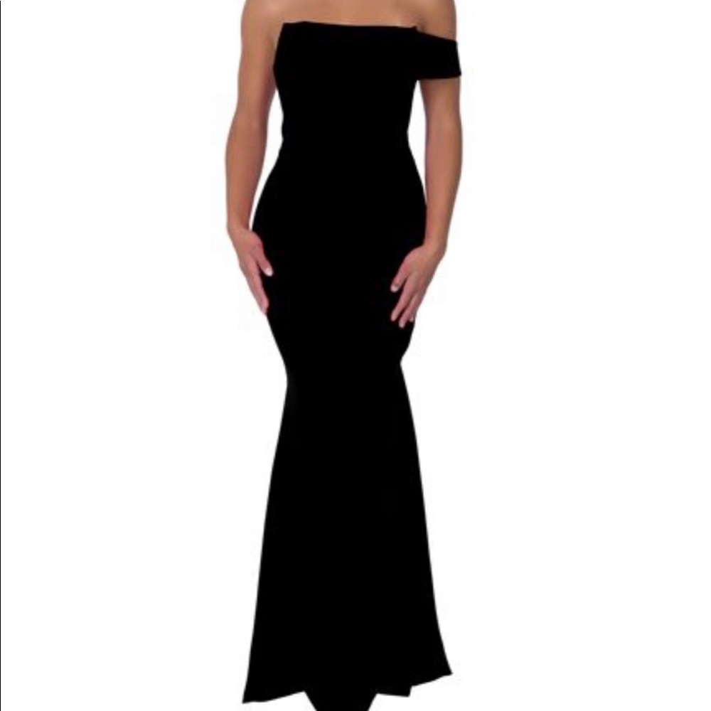 One shoulder formal gown NWT